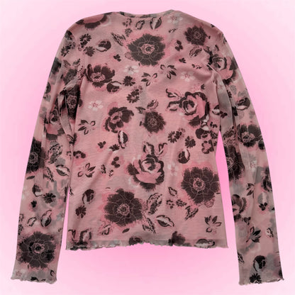 Sheer Floral Longsleeve (M)