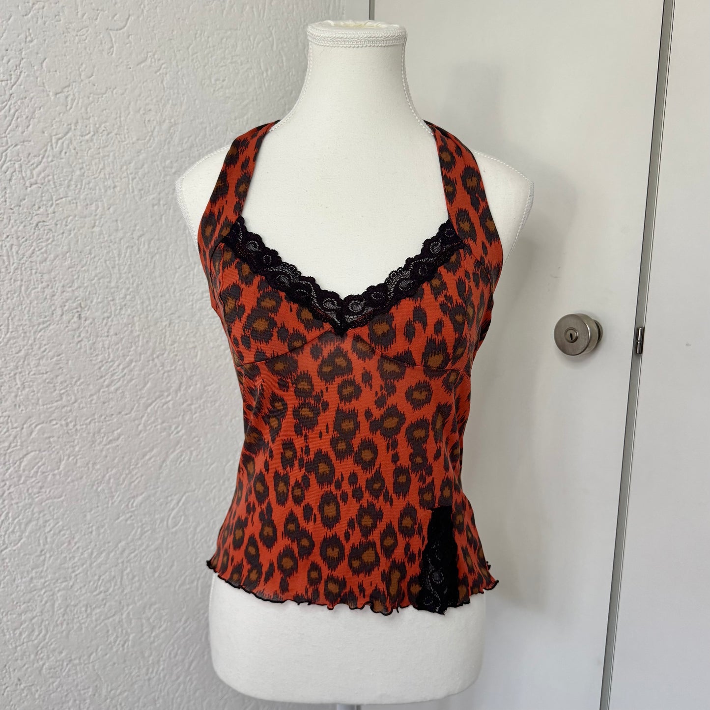 Leopard Y2K Tank Top (S)