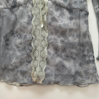 Grey coquette longsleeve (S/M)