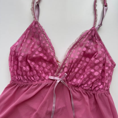 Pink coquette cami top (S)