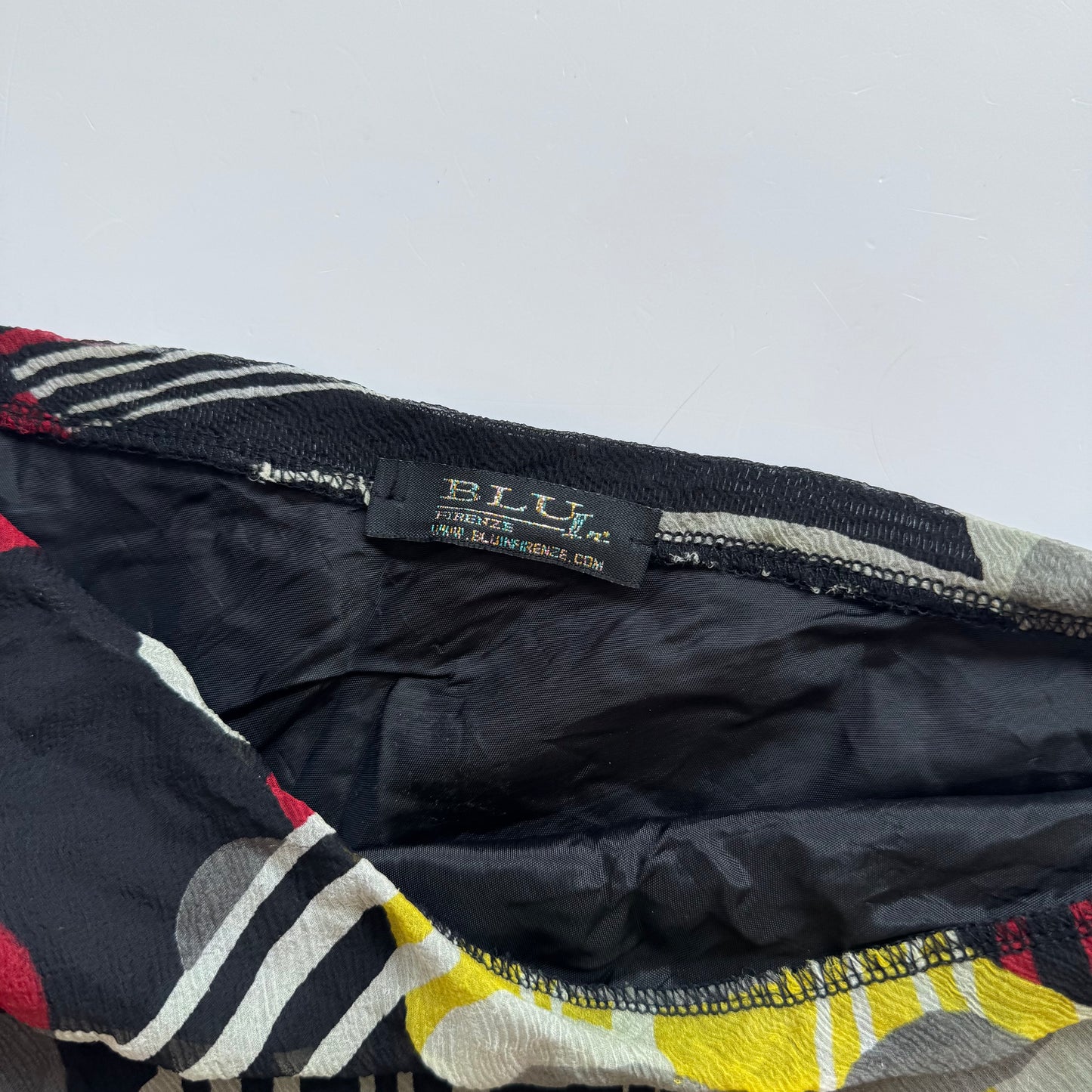 Colorful Asymmetrical Y2K Skirt (M)
