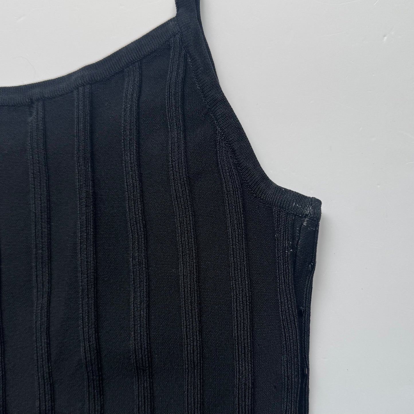 Ribbed Pearl Tank Top (XS)