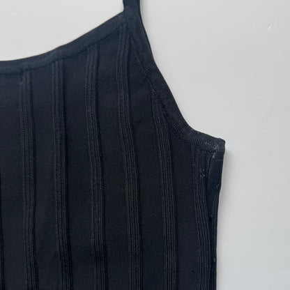 Ribbed Pearl Tank Top (XS)