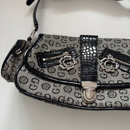 Grey Y2k shoulder bag