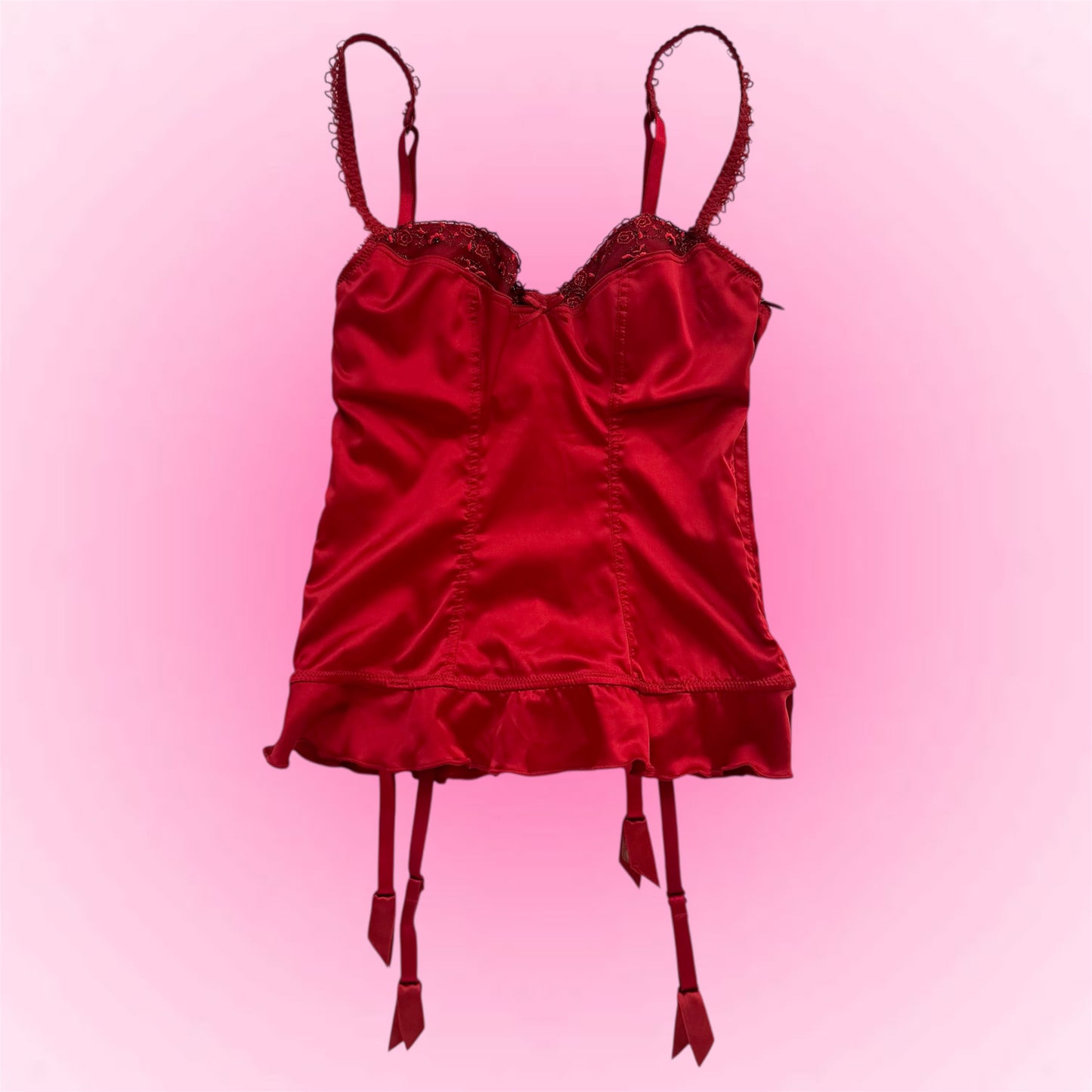 Beautiful red corset (XS)