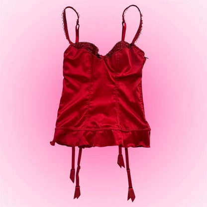 Beautiful red corset (XS)