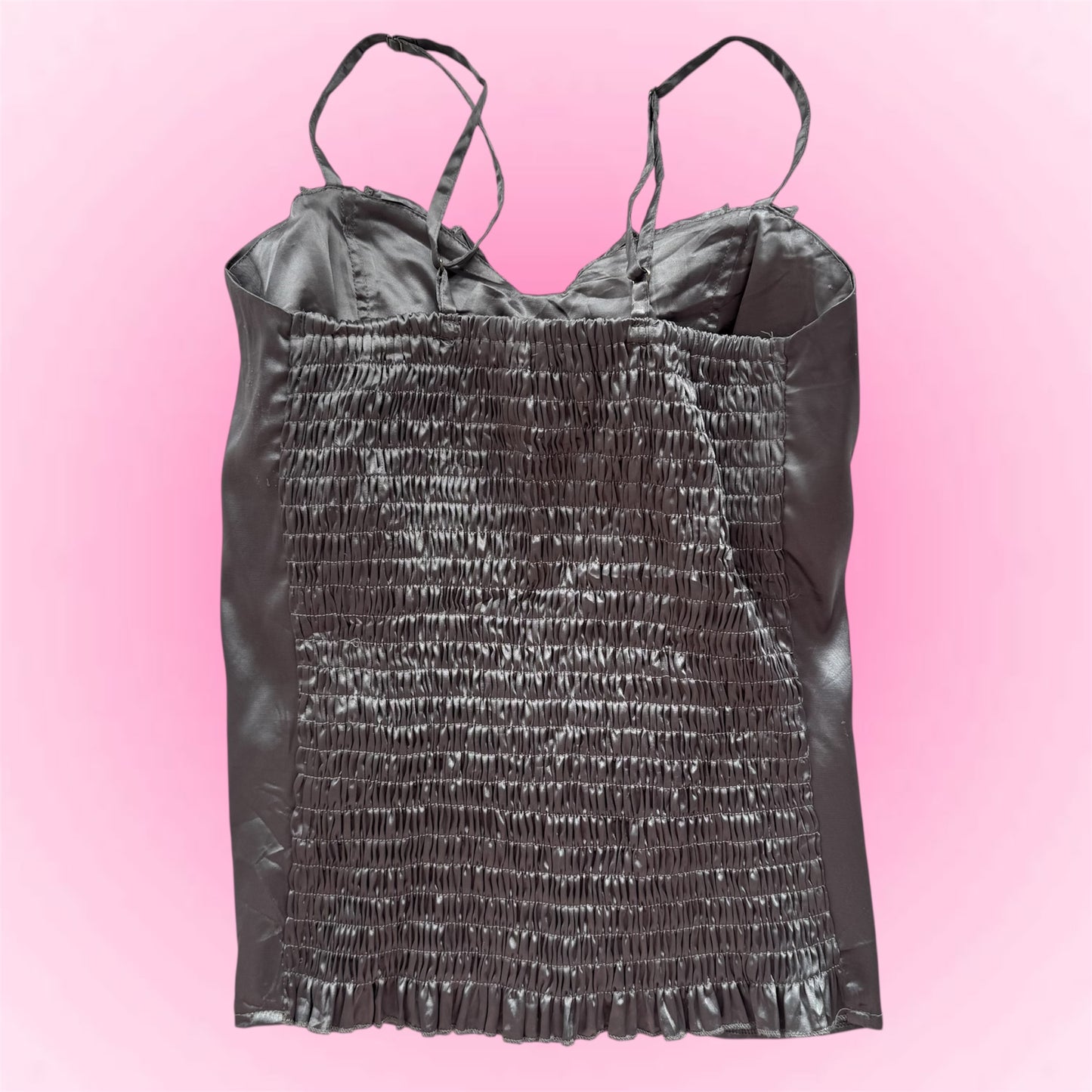 Silver Ruffled Camisole (XS)