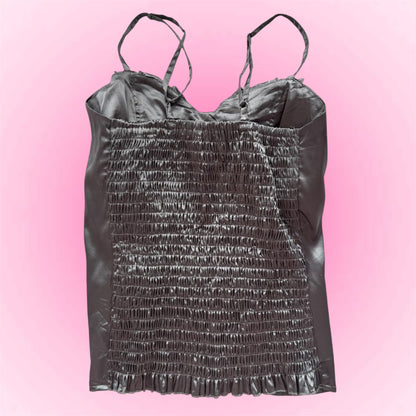 Silver Ruffled Camisole (XS)
