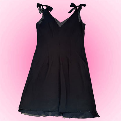 Black elegant cute dress (M)