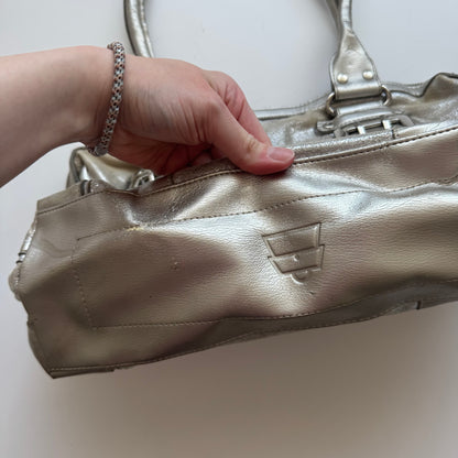 Silver Y2k Shoulder Bag