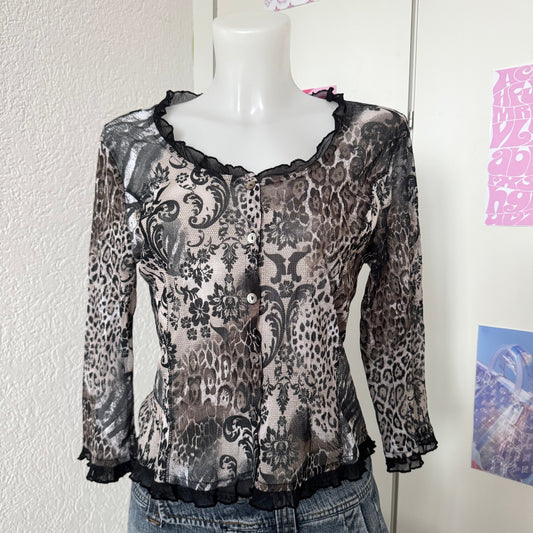 Black button up longsleeve (M)