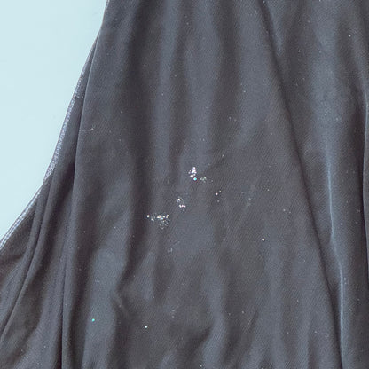 Black Y2k Glittery Dress (XS)