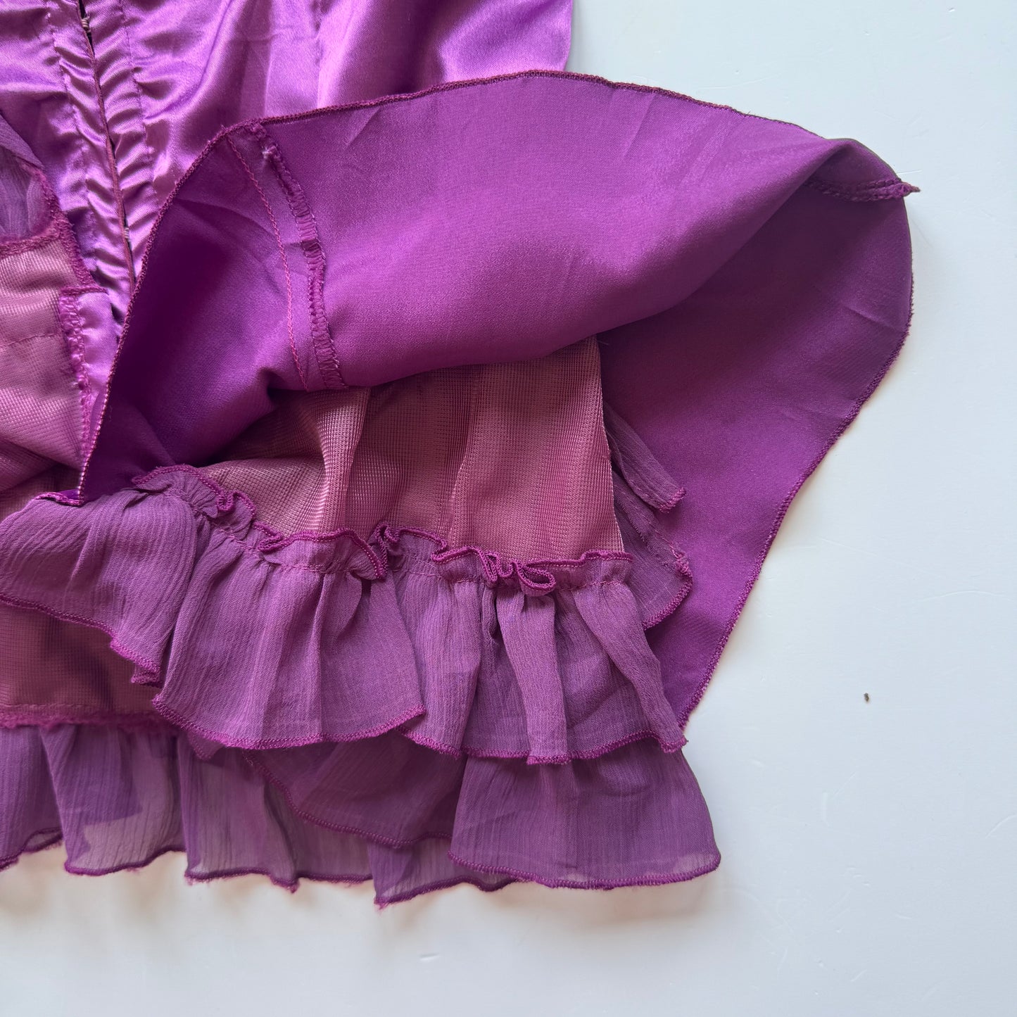 Purple Corset Babydoll Shirt (S)