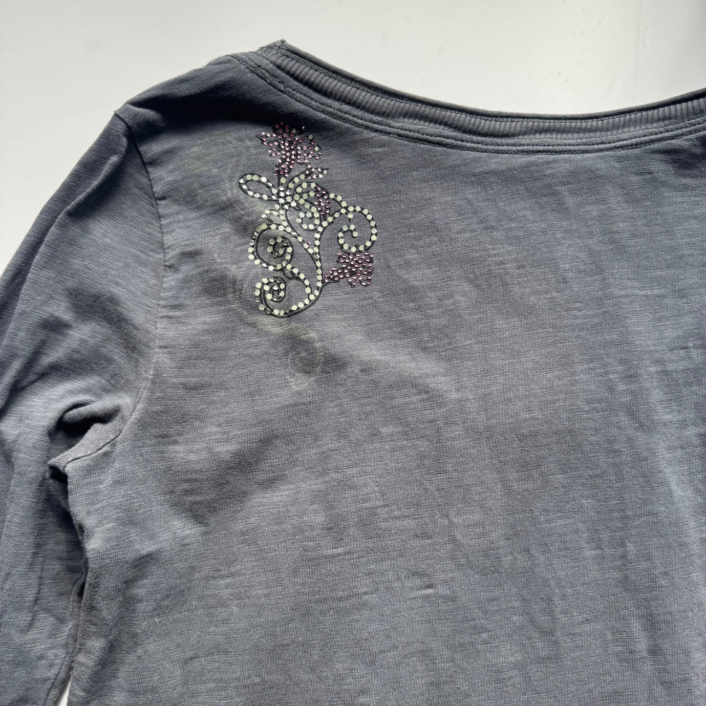 Grey Y2k longsleeve (S)
