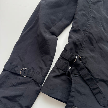 Black Y2k Zip-Up Jacket (S)