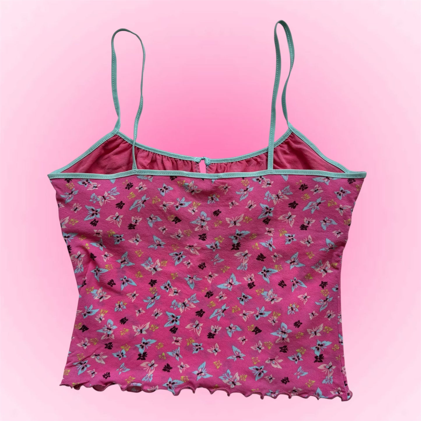 Pink butterfly top Kookai (M)