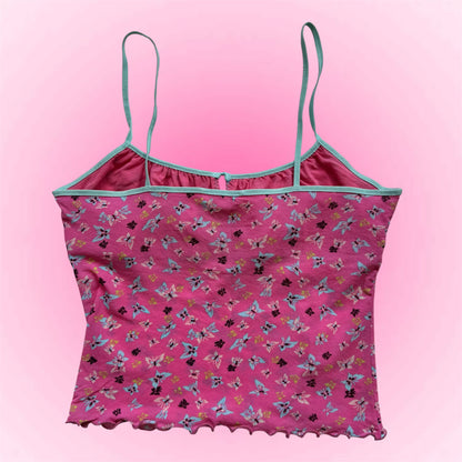 Pink butterfly top Kookai (M)
