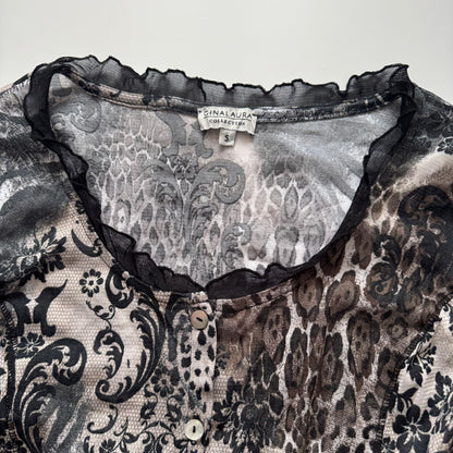 Black button up longsleeve (M)