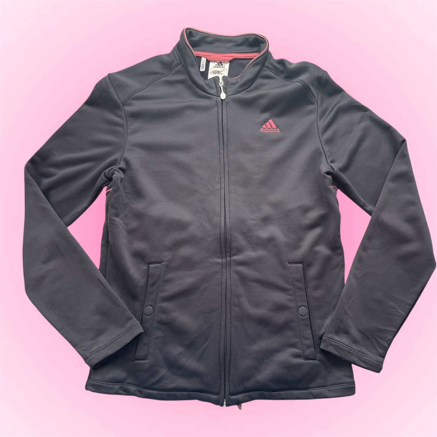 Grey Adidas Zipper (M)