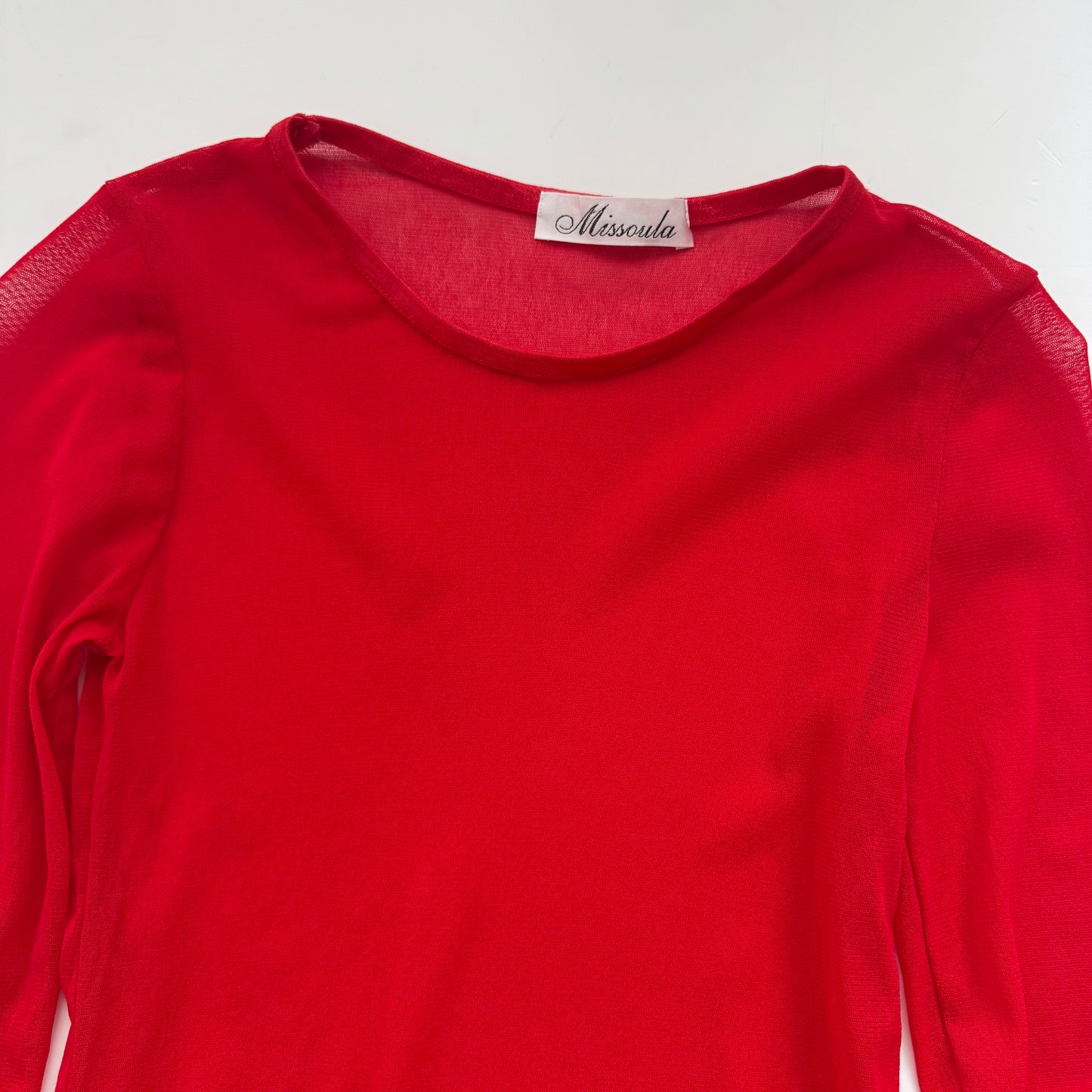 Red Mesh Longsleeve (S/M)