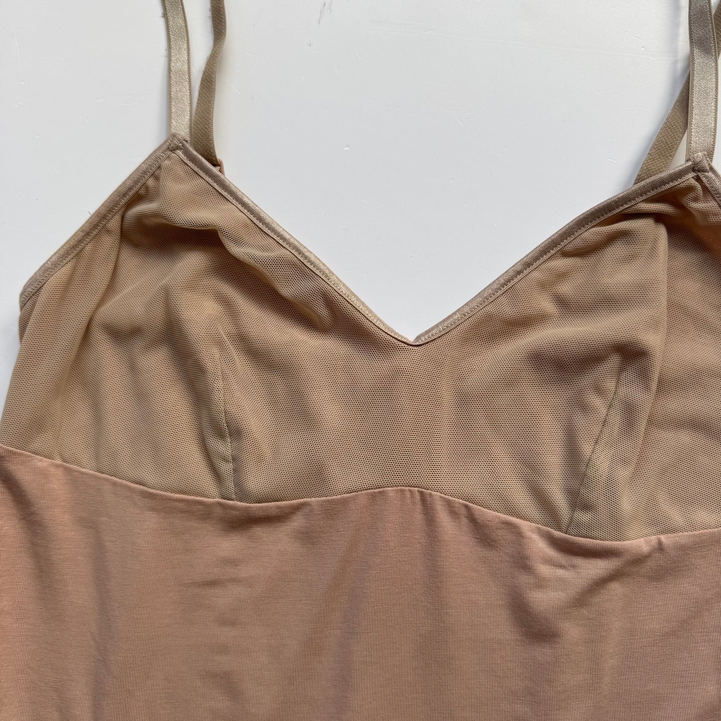 Brown Ruffle Hem Y2K Cami (M)