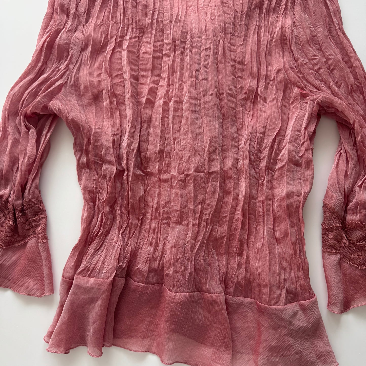 Pink Y2k longsleeve (L)