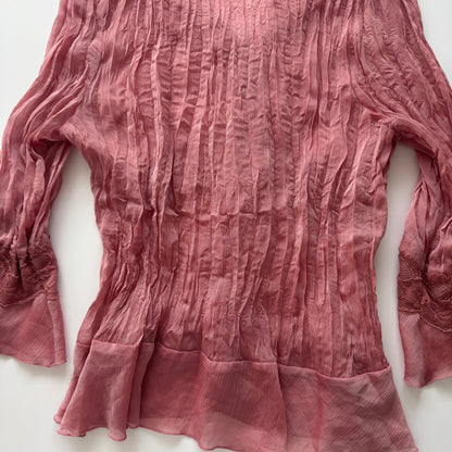 Pink Y2k longsleeve (L)