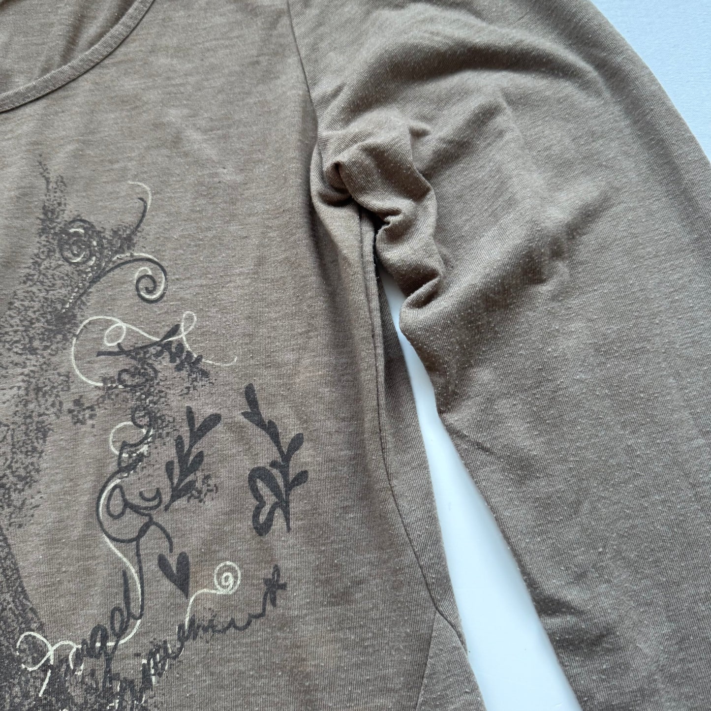 Grey Fairy Ruffle Hem Dress (M)