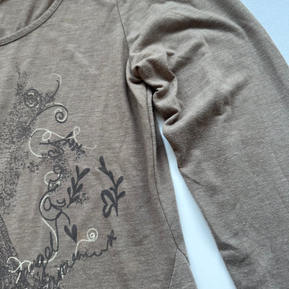 Grey Fairy Ruffle Hem Dress (M)