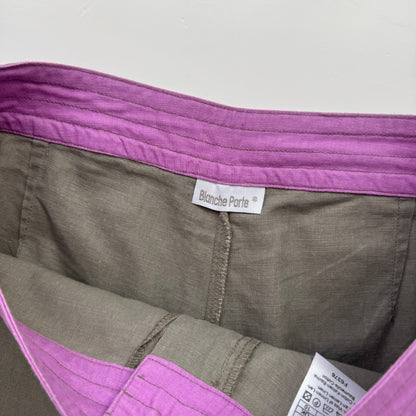Green Low-Rise Y2k Capris (S)
