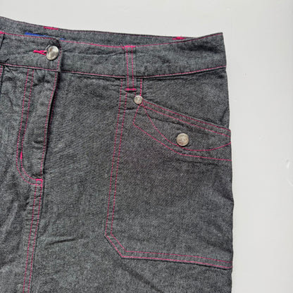 Grey Y2K Mini Skort (S)