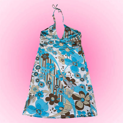 Vintage neckholder dress (L)