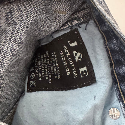 Light Blue Y2k Streetwear Cargo Jeans (XS)