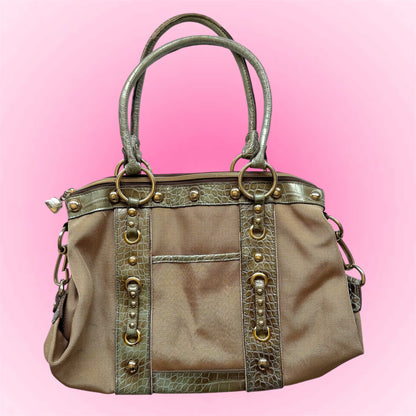 Studded Satchel Bag Kathy Van Zeeland