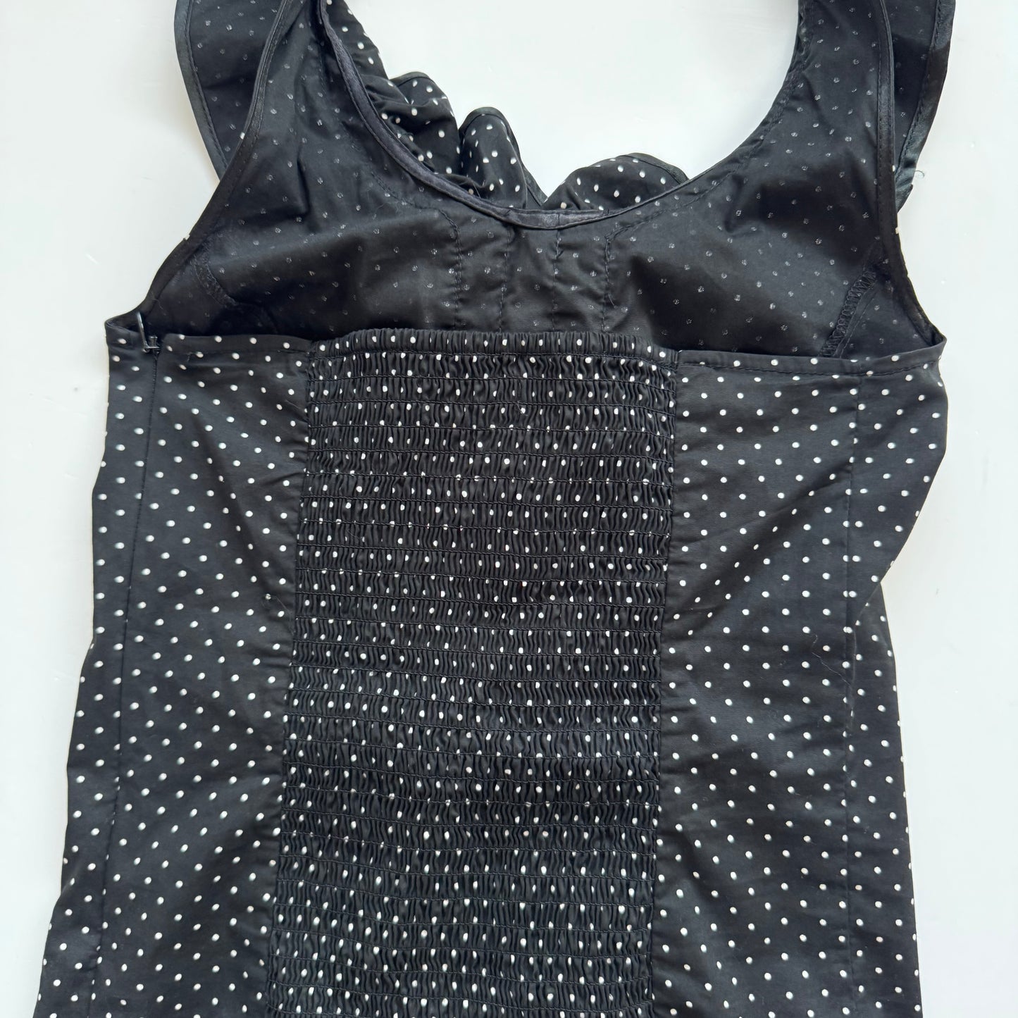 Black Ruffle Halter Top (S)
