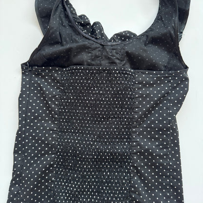 Black Ruffle Halter Top (S)