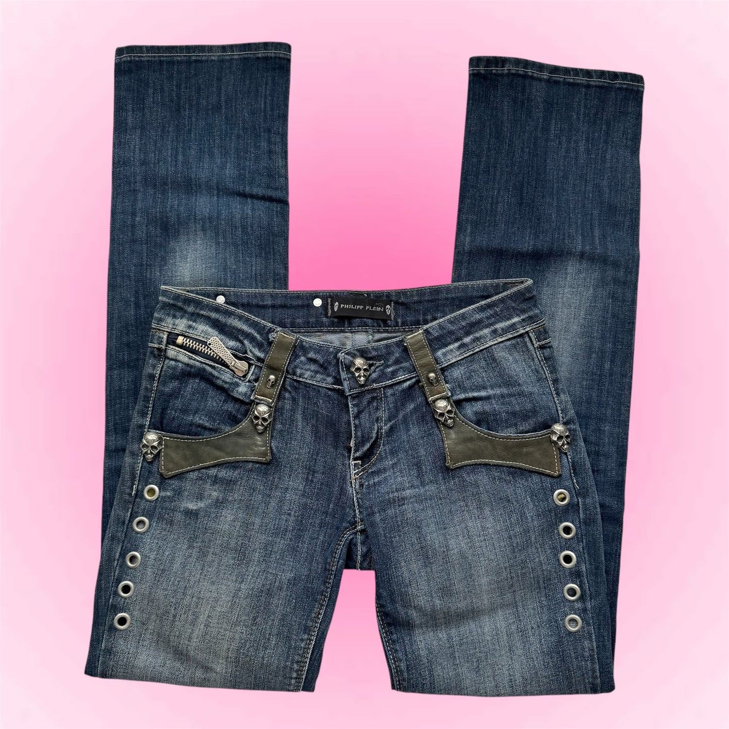 Grunge straight leg jeans (27)
