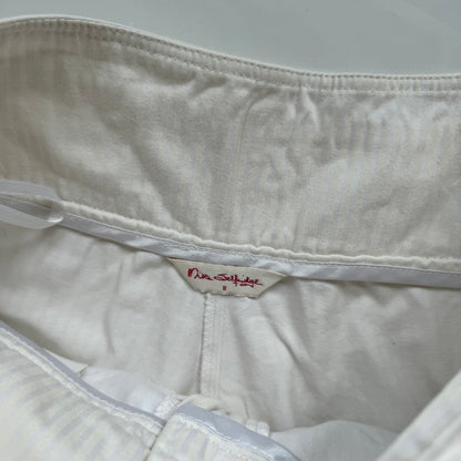 White Denim Mini Shorts (XS)
