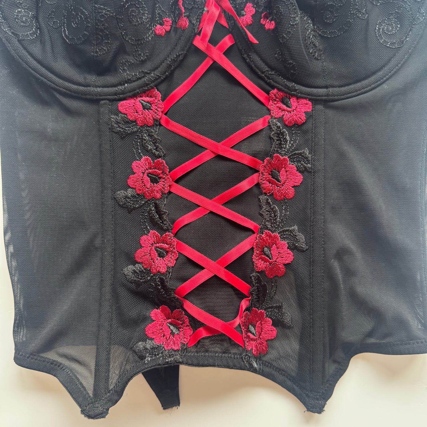 Black Lace Corset Top (80B)