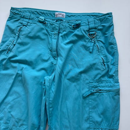 Turquoise Wide Leg Pants (M)