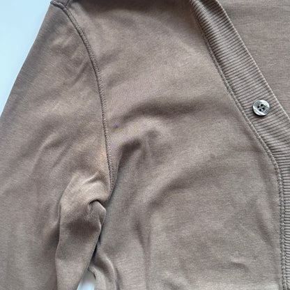 Brown Hooded Longsleeve (S)