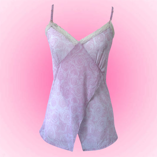 Pastel Pink Floral Cami (S)