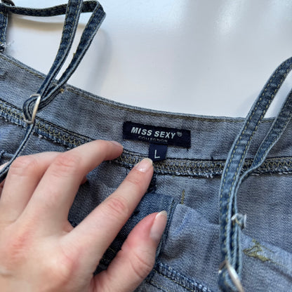 Mini jeans dress (S)