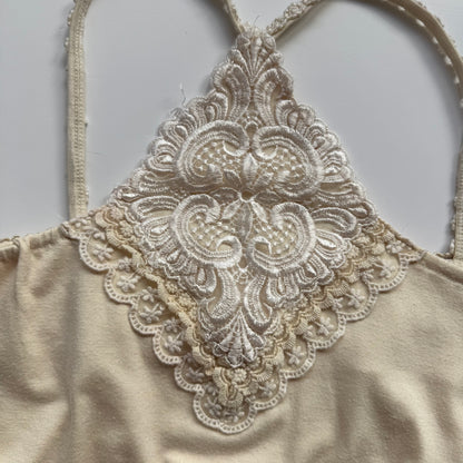 Beige Japanese Tank Top (M)