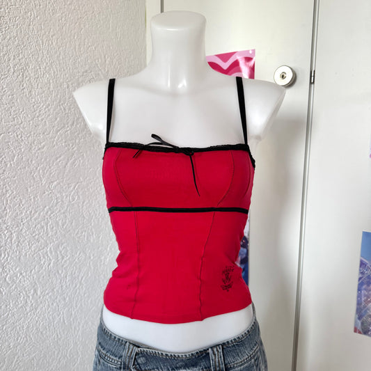 Red Vive Maria cami top (XS)