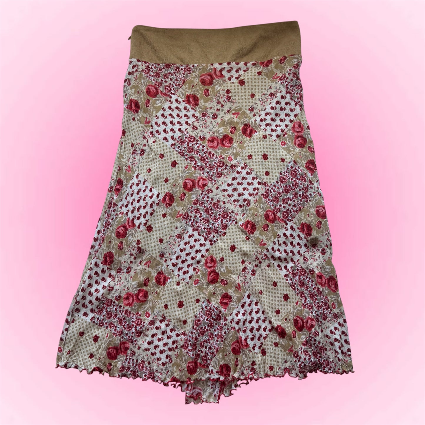 Vintage Floral Fairy Skirt (XS)