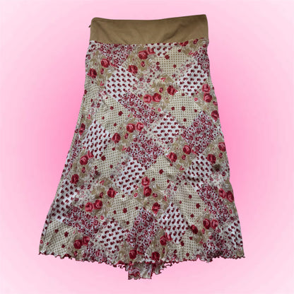 Vintage Floral Fairy Skirt (XS)