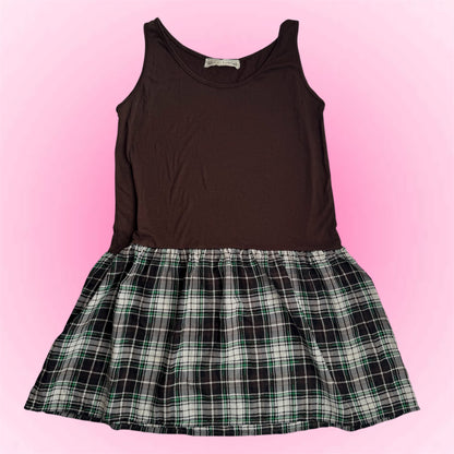 Brown short dress (S/M)