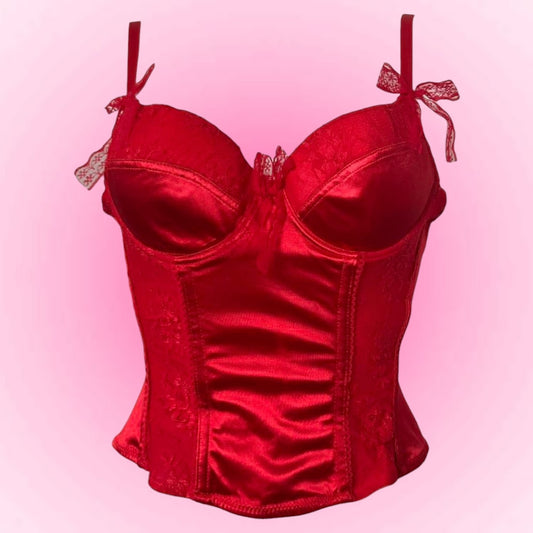 Red lace corset (70A)