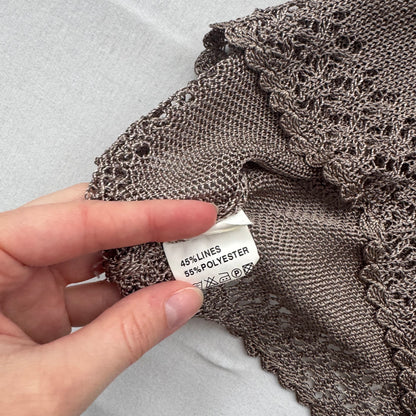 Knitted vintage top (S)